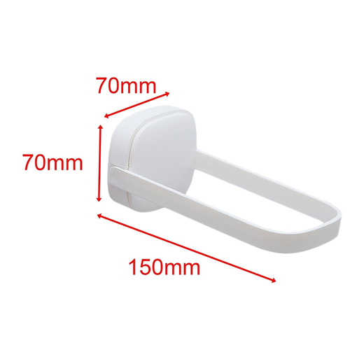 Bathroom Wall - Mounted Clothing Storage Hanger - Image 4