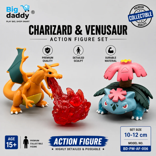 Set of 2 Pokimon Figures