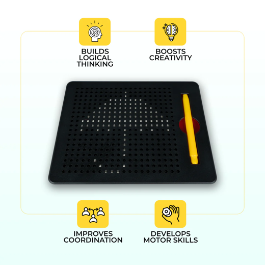 FLYI - Doodle & Writing Magnetic Board – Erasable Drawing Pad for Kids 3+ Years - Image 2