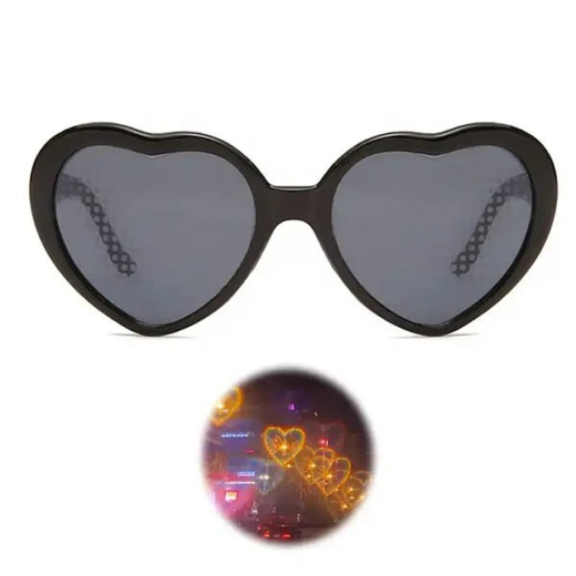 2 in 1 Heart Shaped Diffraction Glasses - Image 3