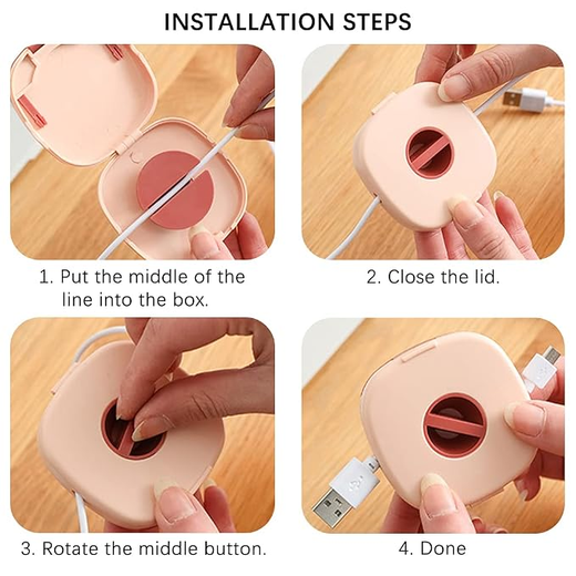 2 in 1 Mobile Phone Cable Case Holder - Image 3