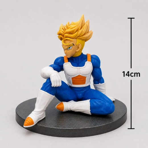 Super Saiyan Vegeta Sitting Figure — 14 cm without base