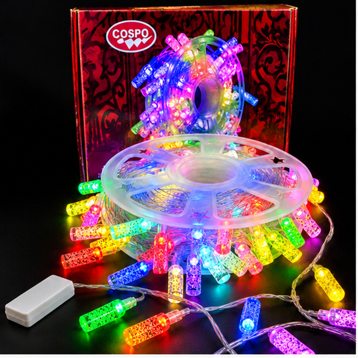 36M Wheel Roll Big Crystal Botte Multicolour String Light 100 Bulb (Print 60M) 🔮 ✨