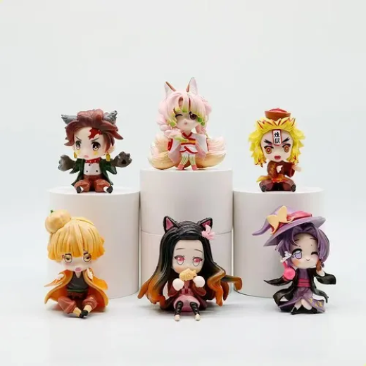 Demon slayer Tranding cute funky set of 6 - Image 3