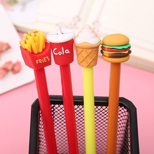 Fancy Fastfood Pens For Student (10 PCS Set)