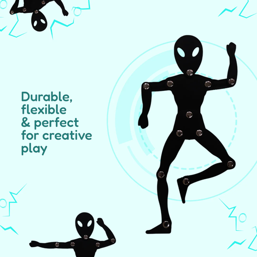 FLYI Roboman Action Toy with 24 Activity Cards (3+ Years) - Image 4