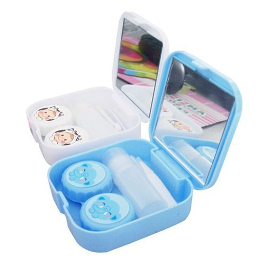 Travel Storage Contact Lens case Mirror Box - Image 3