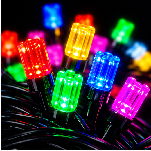 80M Fan Design Multicolour String Light (400 Bulb) (Print: 115M) ✨ - Image 2