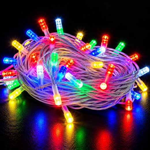 45M Cylinder Multicolour String Light (156 Bulb) (Print 80M) ✨