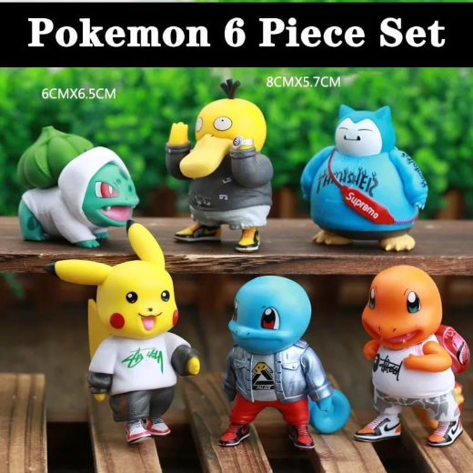 Pokimon boys set of 6