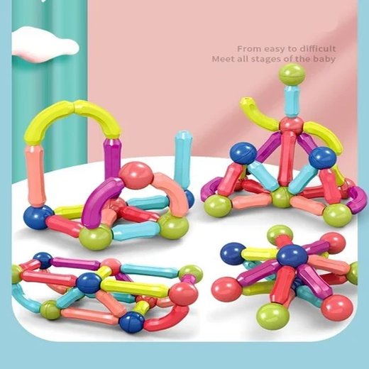 36 PCS MAGNETIC BAR BLOCKS - Image 2