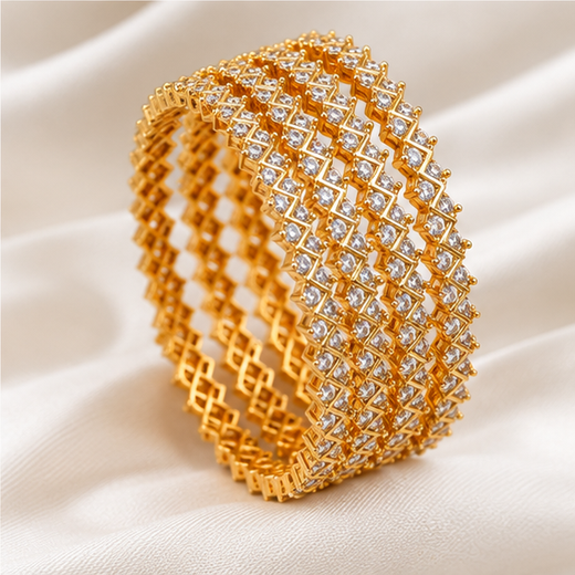 Panchloham Premium AD Stones Bangle - Image 4