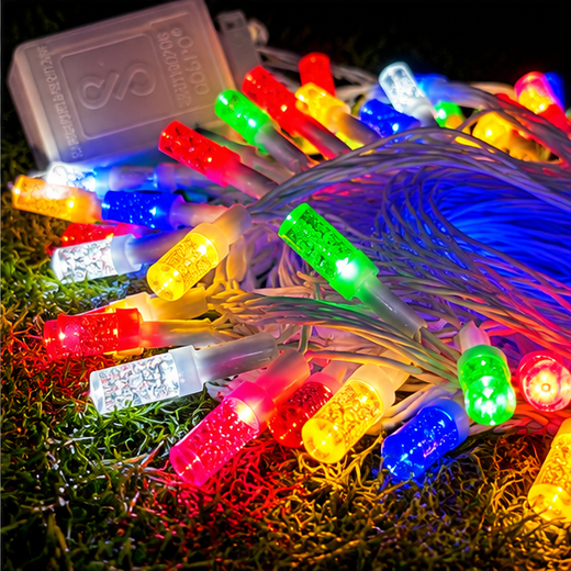 43M Cylinder Multicolour String Light 156 Bulb (Print 75M) ✨ - Image 4
