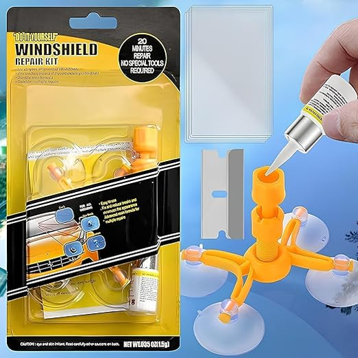 Windscreen Glass Crack Repairing Kit