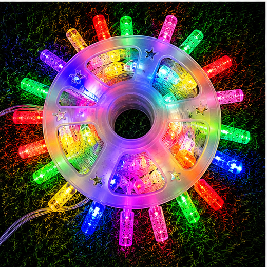 26M Wheel Roll Big Crystal Botte Multicolour String Light 80 Bulb (Print 50M) 🔮 ✨ - Image 3
