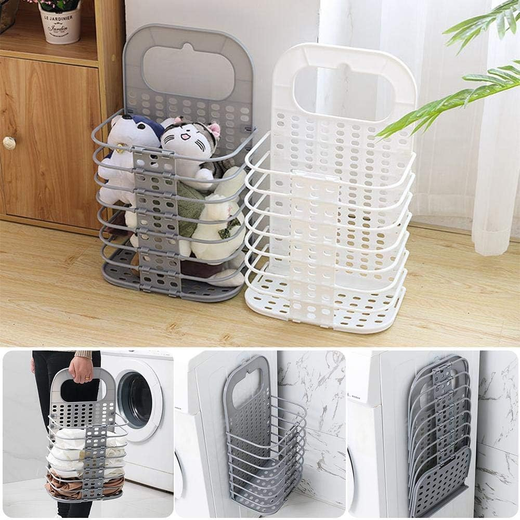 Hanging Folding Laundry Basket - Image 4