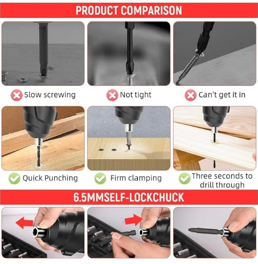 47 In 1 Cordless Electric Screwdriver - Image 3