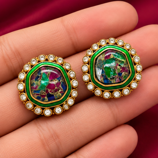 Meenakari Stud - Image 3