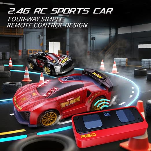 2-Player Infrared Battle RC Car Toy with Dual Remotes - Image 3