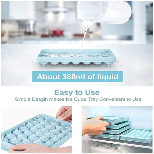 33 Cavity Mini Round Ice Plastic tray - Image 3