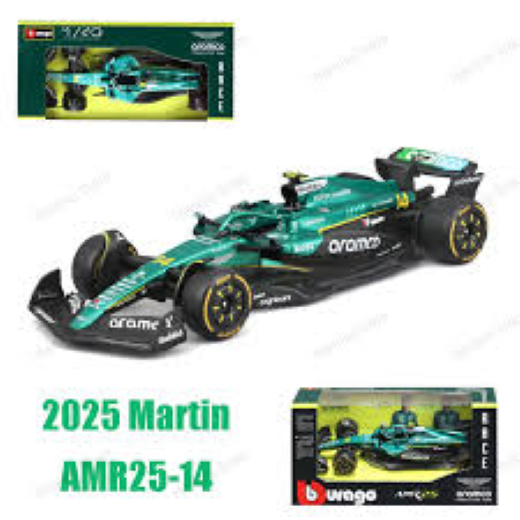 Bburago 1:43 2025 MODEL F1 AMR25 # 14