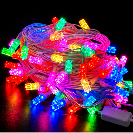 38M Fan Design Multicolour String Light (100Bulb) (Print: 60M) ✨