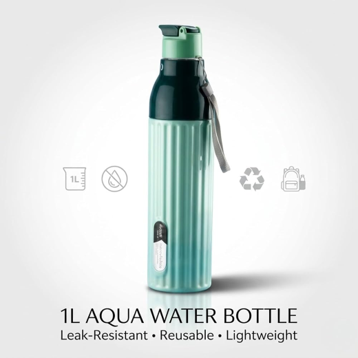 1000ml Aqua plastic Bottle - Image 2