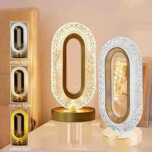 3 Mode Rechargable Crystal LED Lamp (L-003)