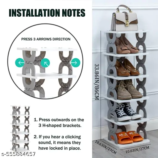 8 Shape Shoe Rack - Image 3