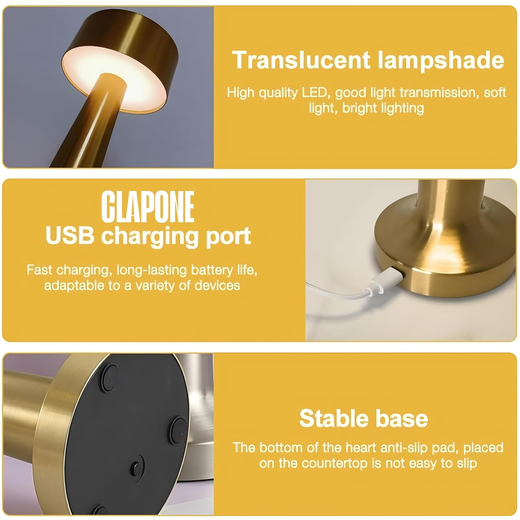 L-011 Premium Metallic Desk Lamp - Image 4
