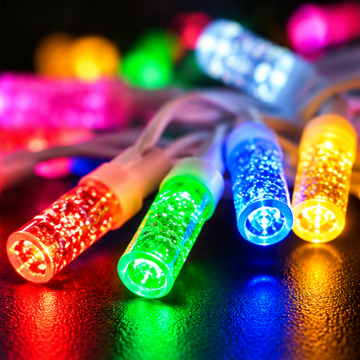 11M Multicolour Cylinder String Light 34 Bulb (Print 15M) ✨ - Image 2