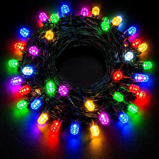 26M Diamond Multicolour String Light (60 Bulb) (Print: 35M) ✨ - Image 3