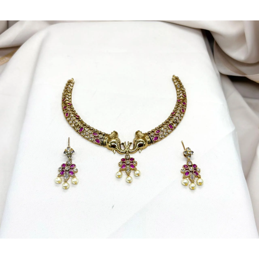 Matte Kanti With Pink-Stone