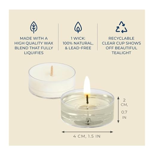 Color Wax Smokeless Candle (Diya) (Set Of 50) - Image 4
