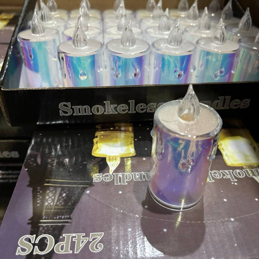 Rainbow LED Candle (24 Piece Box) (Size: 3 Inch) 🌈🕯️ - Image 2