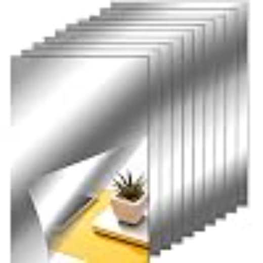 FLEXIBLE PLASTIC MIRROR SQUARE
