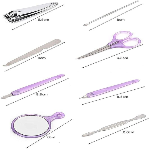 8 in 1 Apple Shape Pedicure Manicure Set - Image 3