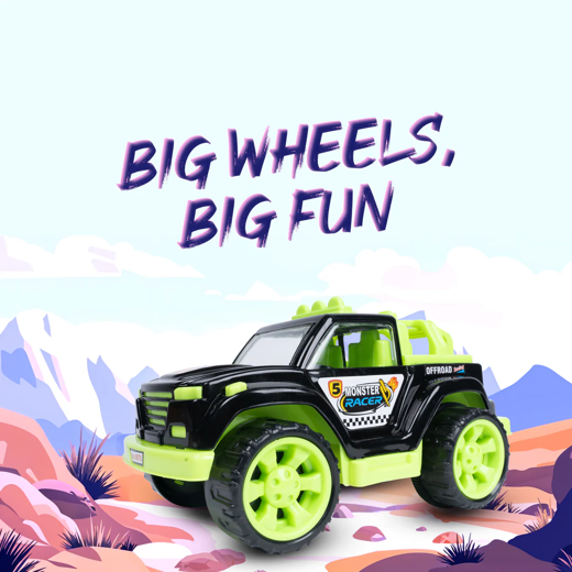 Flyi Monster Racing Jeep – Heavy Duty Off-Road Toy Car(2+ Years) - Image 3
