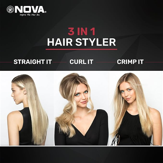 NOVA 2 in 1 Hair Straightener - Image 3