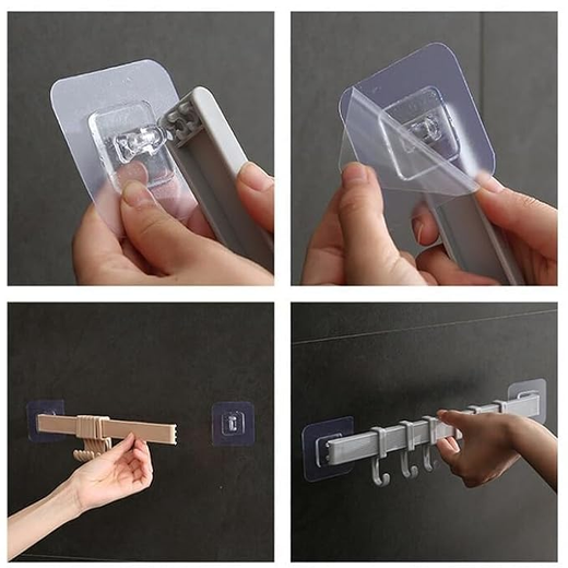 6 in 1 Adjustable Storage Slider Hooks - Image 3