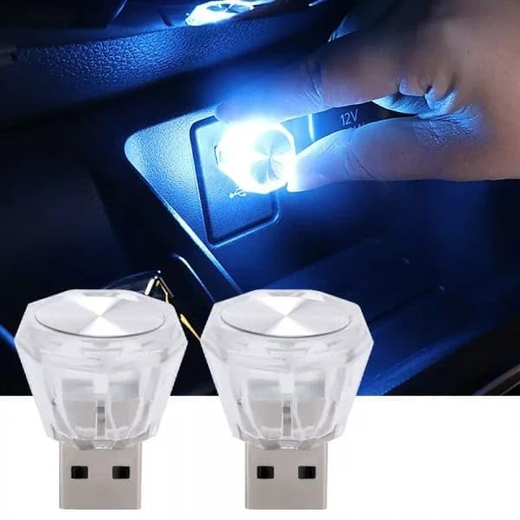 Mini Usb Projector Car Light (4pcs)