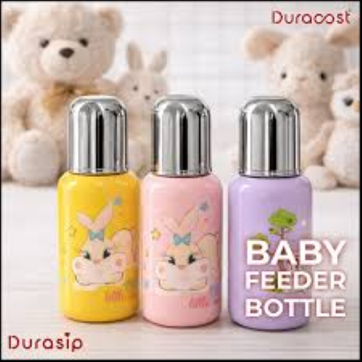 Printed Kids Steel Feeder Bottle (Imported)