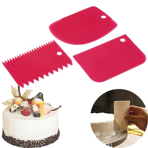 3Pc Cake Scraper