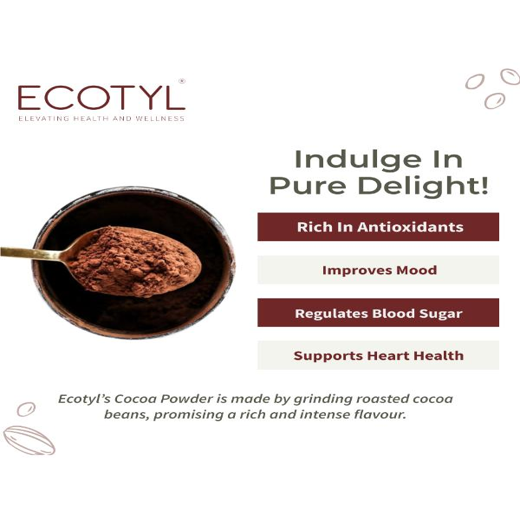Ecotyl Cocoa Powder | Unsweetened | Perfect for Baking | 150g - Image 2