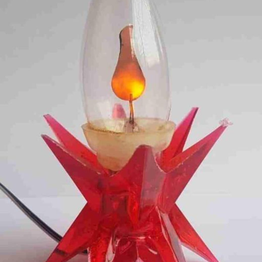 Crystal Star Design Flickering Stand - Image 4