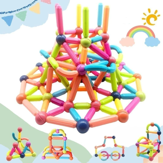 42 Pcs Magnetic Sticks and Balls Building Blocks Set