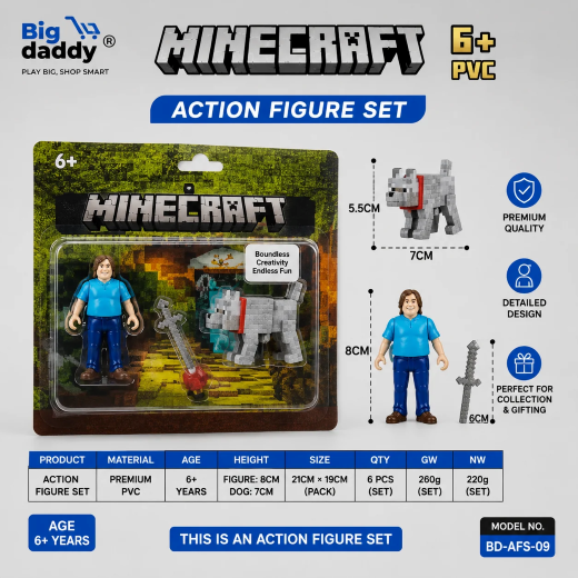 Mycraft main character steve set