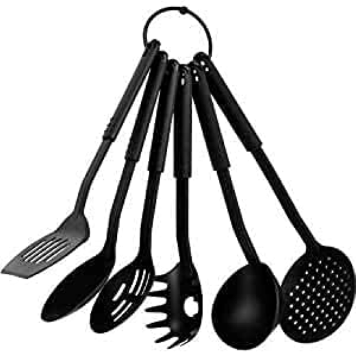 6 PCS Plastic NonStick Spatula