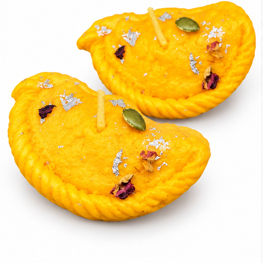 2 Piece Gunjia Candle (Pack of 2) (Box Size: 5*3.5 Inch) 🕯️ - Image 2