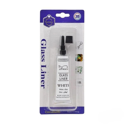 Glass And Pot Linear Color Tube (White)